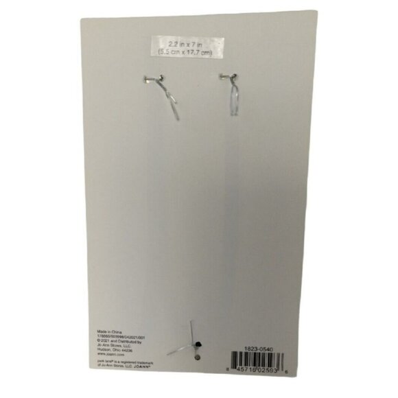 Park Lane Goldtone Metal Letter U Address Doorplate  2 x 7 in Crafty Initial New - Picture 2 of 2